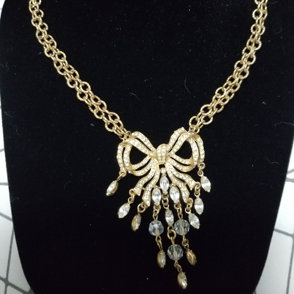 Gold Tone Multiple Chain Necklace